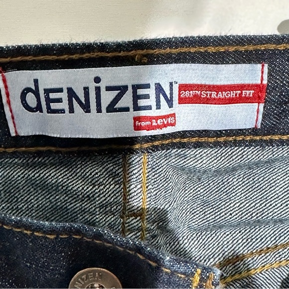 Denizen from Levi's 281 Straight Fit Men's Black Wash Jeans 32x30 - Picture 5 of 8